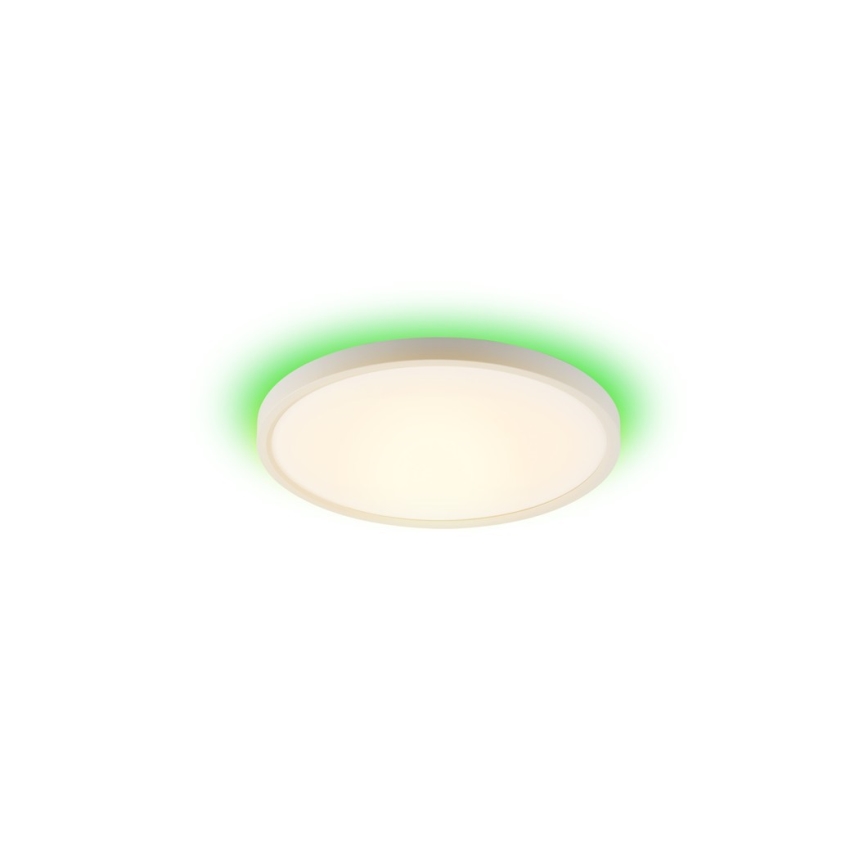 Immax NEO 07169-W60 - LED RGB+CCT Ljusreglerad taklampa NEO LITE TUDO 65W/230V 2700-6500K Wi-Fi Tuya + fjärrkontroll vit