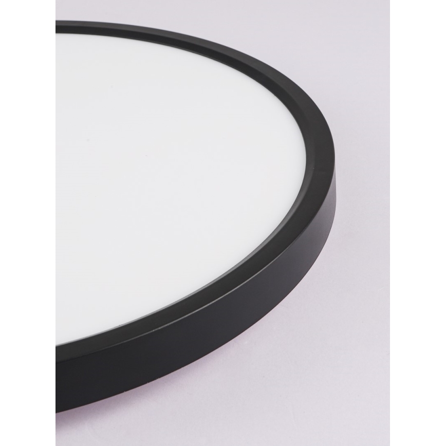 Immax NEO 07170-B60 - LED RGB+CCT Ljusreglerad taklampa NEO LITE TUDO LED/65W/230V 2700-6500K Wi-Fi Tuya svart + fjärrkontroll