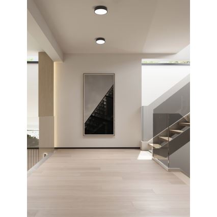 Immax NEO 07200L - LED Dimbar taklampa RONDATE LED/18W/230V 3000-6000K diameter 25 cm svart Tuya + fjärrkontroll