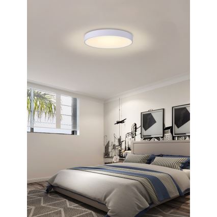 Immax NEO 07206L - LED Dimbar taklampa RONDATE LED/53W/230V vit Tuya + fjärrkontroll