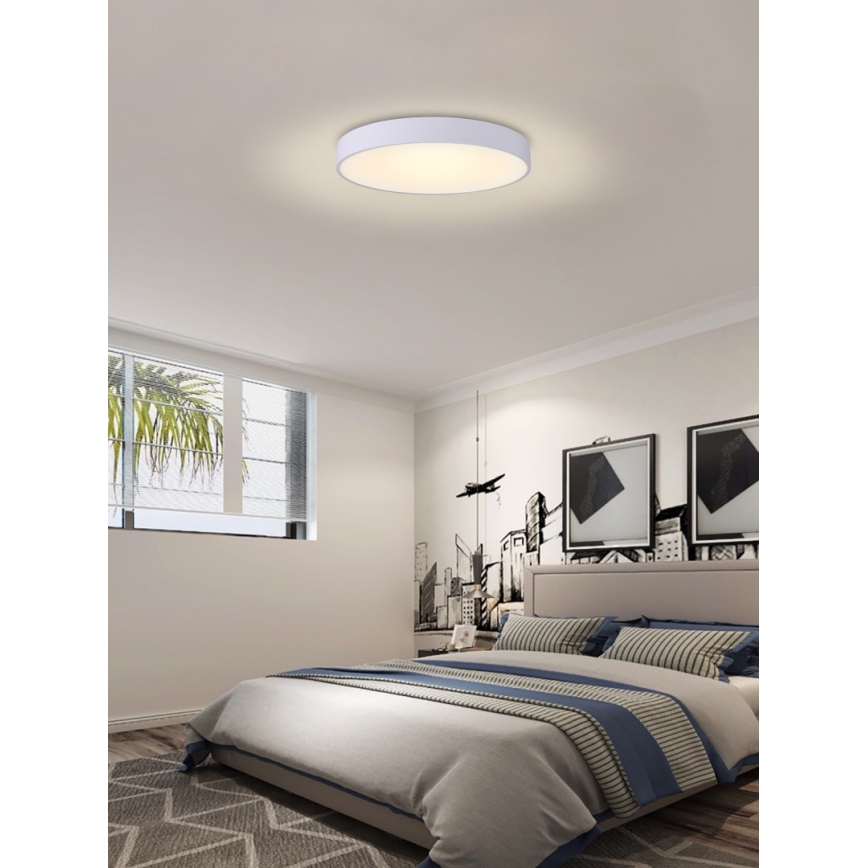 Immax NEO 07206L - LED Dimbar taklampa RONDATE LED/53W/230V vit Tuya + fjärrkontroll