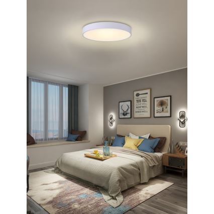 Immax NEO 07206L - LED Dimbar taklampa RONDATE LED/53W/230V vit Tuya + fjärrkontroll