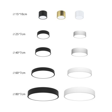 Immax NEO 07207L-LED Dimbar taklampa RONDATE 65W/230V 3000-6000K Tuya vit + fjärrkontroll