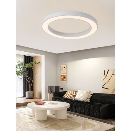Immax NEO 07213L - LED Dimbar taklampa PASTEL LED/68W/230V 95 cm vit Tuya + fjärrkontroll