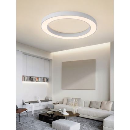 Immax NEO 07213L - LED Dimbar taklampa PASTEL LED/68W/230V 95 cm vit Tuya + fjärrkontroll