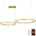 Immax NEO 07218L - LED ljusreglerad ljuskrona på textilsladd FINO LED/93W/230V 60/80cm guld Tuya + fjärrkontroll