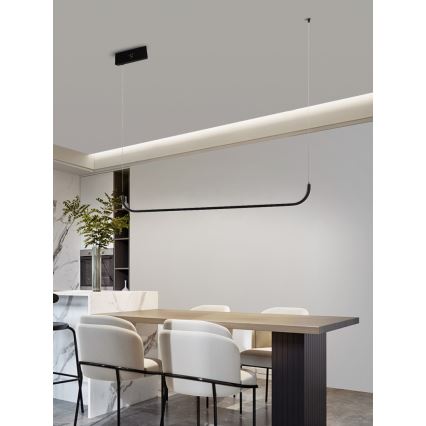 Immax NEO 07221L - LED ljusreglerad ljuskrona på textilsladd NEO LITE PATTINI LED/26W/230V 2700-6500K Wi-Fi Tuya + fjärrkontroll