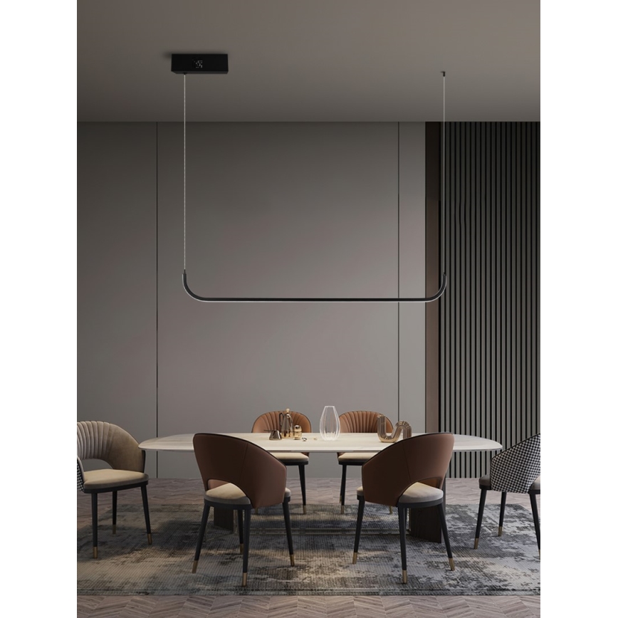 Immax NEO 07221L - LED ljusreglerad ljuskrona på textilsladd NEO LITE PATTINI LED/26W/230V 2700-6500K Wi-Fi Tuya + fjärrkontroll