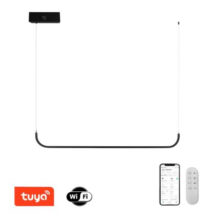Immax NEO 07221L - LED ljusreglerad ljuskrona på textilsladd NEO LITE PATTINI LED/26W/230V 2700-6500K Wi-Fi Tuya + fjärrkontroll
