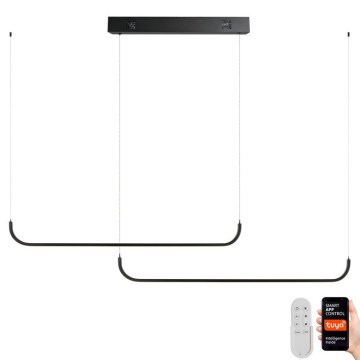 Immax NEO 07222L - LED ljusreglerad ljuskrona på textilsladd NEO LITE PATTINI LED/56W/230V 2700-6500K Wi-Fi Tuya + fjärrkontroll