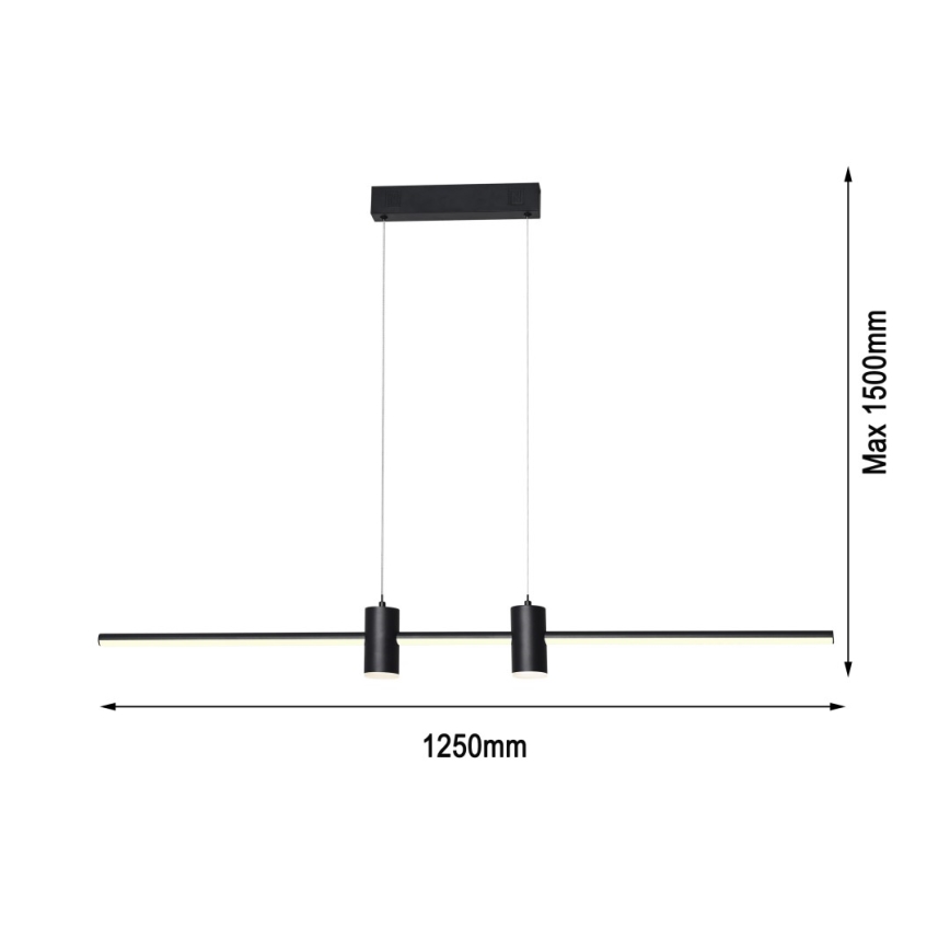 Immax NEO 07230L - LED ljusreglerad ljuskrona på textilsladd NEO LITE ESTRELAS LED/30W/230V 2700-6500K Wi-Fi Tuya + fjärrkontroll