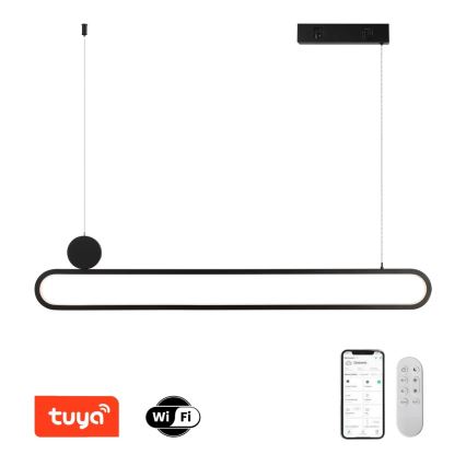 Immax NEO 07231L - LED ljusreglerad ljuskrona på textilsladd NEO LITE OVALE LED/50W/230V 2700-6500K Wi-Fi Tuya + fjärrkontroll