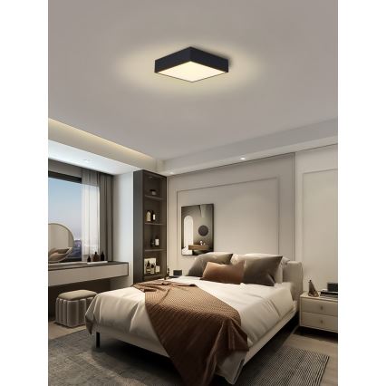 Immax NEO 07237L - LED Dimbar taklampa CANTO LED/22W/230V svart Tuya + fjärrkontroll