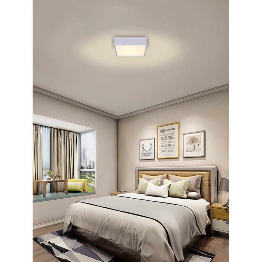 Immax NEO 07238L - LED Dimbar taklampa CANTO LED/22W/230V vit Tuya + fjärrkontroll