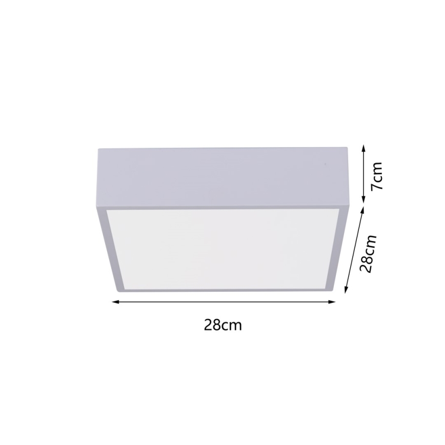 Immax NEO 07238L - LED Dimbar taklampa CANTO LED/22W/230V vit Tuya + fjärrkontroll