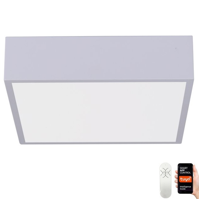 Immax NEO 07238L - LED Dimbar taklampa CANTO LED/22W/230V vit Tuya + fjärrkontroll