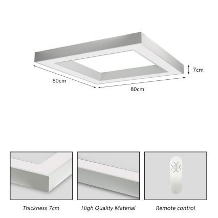 Immax NEO 07240L - LED Dimbar taklampa CANTO LED/60W/230V 2700-6500K Tuya vit