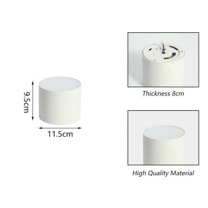 Immax NEO 07241L - LED Dimbar taklampa RONDATE LED/18W/230V 11,5cm Wi-Fi Tuya