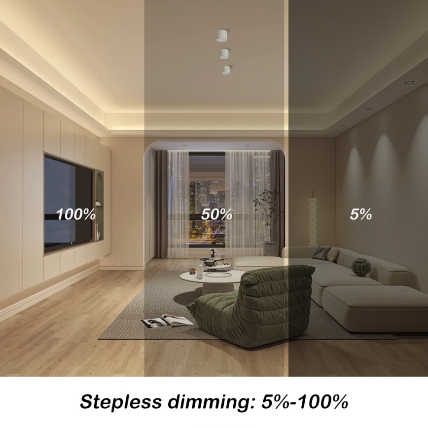 Immax NEO 07243L - LED dimbar taklampa RONDATE LED/32W/230V 16,5 cm Wi-Fi Tuya