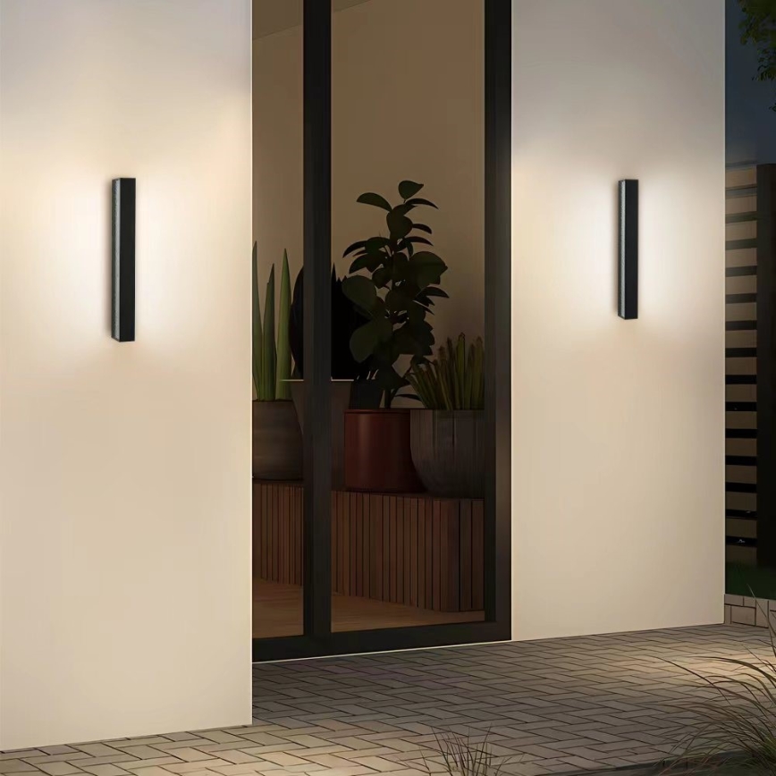 Immax NEO 07247L - LED Dimbar vägglampa utomhus LINK LED/40W/230V Wi-Fi Tuya IP44 + fjärrkontroll
