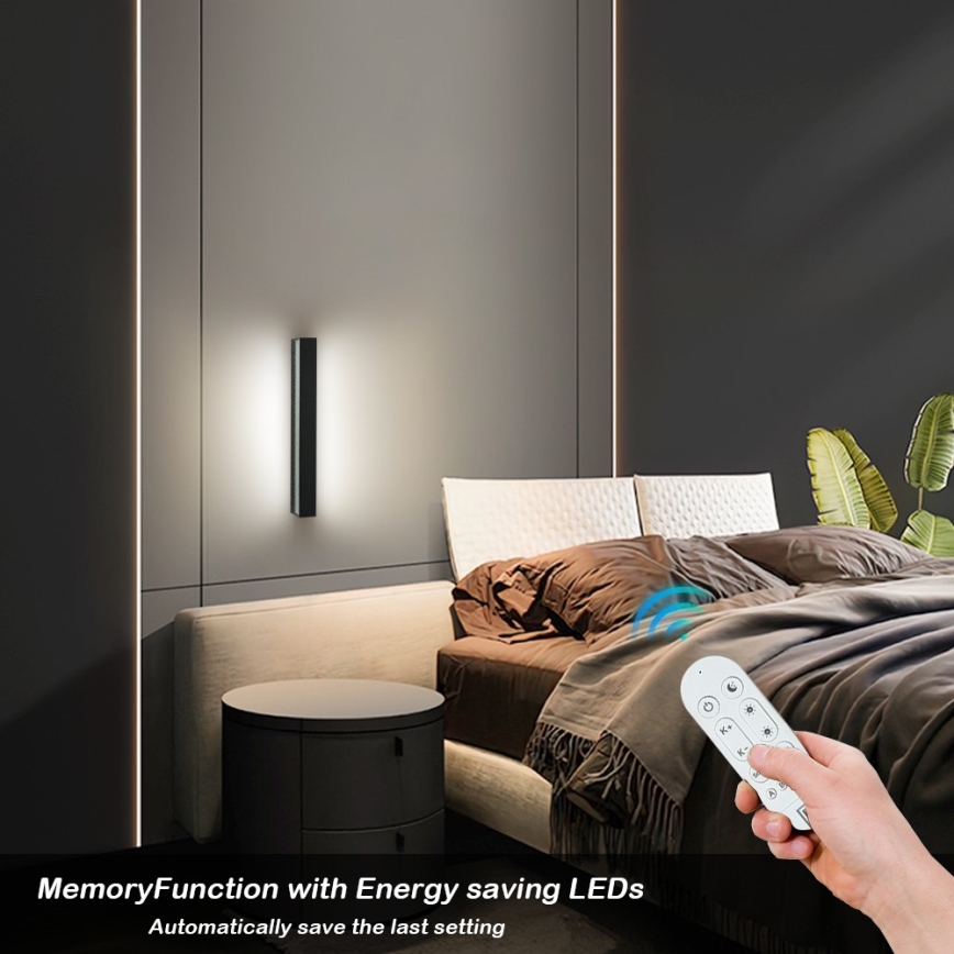 Immax NEO 07247L - LED Dimbar vägglampa utomhus LINK LED/40W/230V Wi-Fi Tuya IP44 + fjärrkontroll