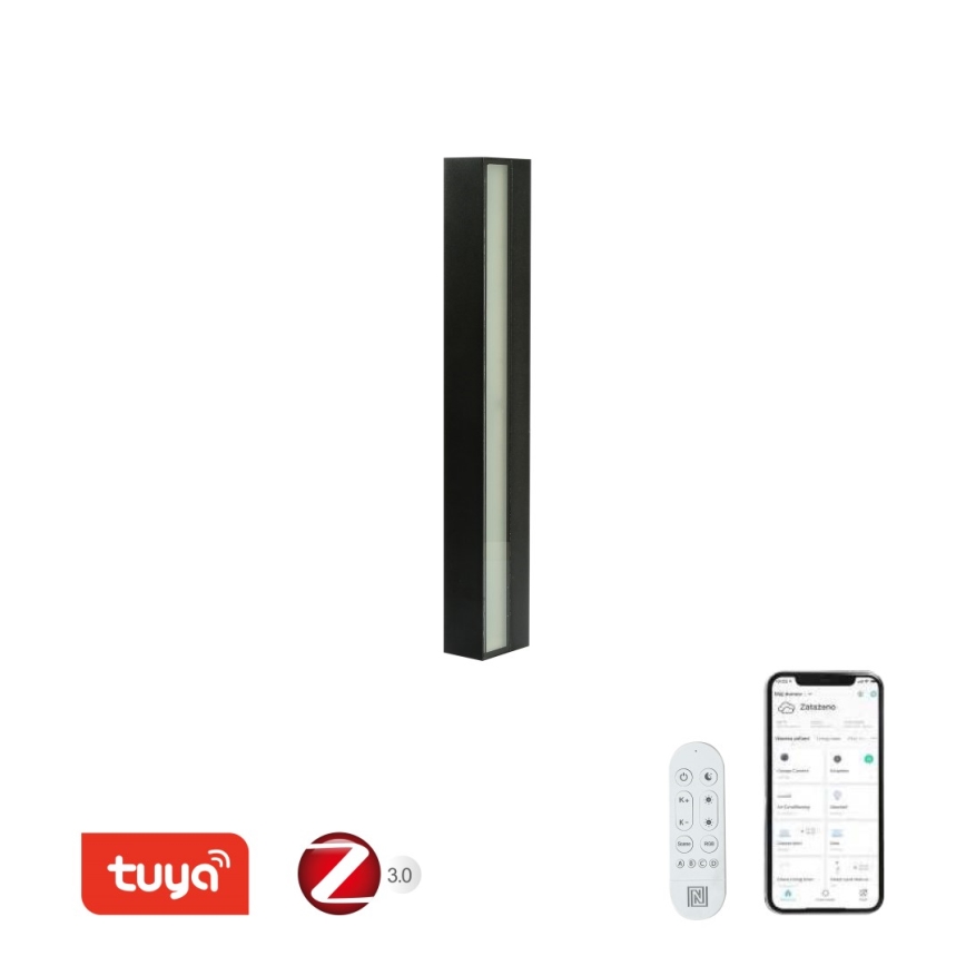 Immax NEO 07247L - LED Dimbar vägglampa utomhus LINK LED/40W/230V Wi-Fi Tuya IP44 + fjärrkontroll