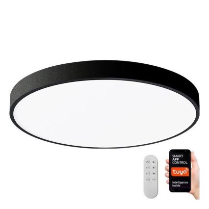 Immax NEO 07248L - LED Dimbar taklampa NEO LITE SEMPLICI LED/36W/230V 3000-6000K Wi-Fi Tuya svart + fjärrkontroll