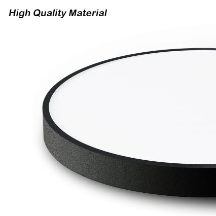 Immax NEO 07248L - LED Dimbar taklampa NEO LITE SEMPLICI LED/36W/230V 3000-6000K Wi-Fi Tuya svart + fjärrkontroll