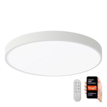 Immax NEO 07251L - LED Dimbar taklampa NEO LITE SEMPLICI LED/36W/230V 3000-6000K Wi-Fi Tuya vit + fjärrkontroll