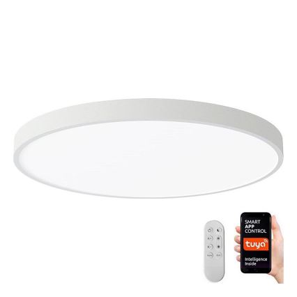 Immax NEO 07253L - LED Dimbar taklampa NEO LITE SEMPLICI LED/60W/230V 3000-6000K Wi-Fi Tuya vit + fjärrkontroll