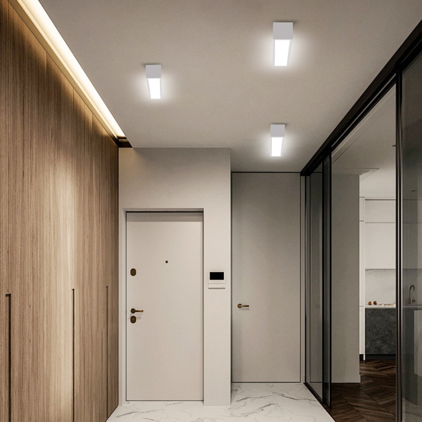 Immax NEO 07257L - LED Dimbar taklampa NEO LITE LUNGO LED/20W/230V 3000-6000K Wi-Fi Tuya vit + fjärrkontroll