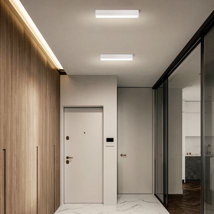 Immax NEO 07257L - LED Dimbar taklampa NEO LITE LUNGO LED/20W/230V 3000-6000K Wi-Fi Tuya vit + fjärrkontroll