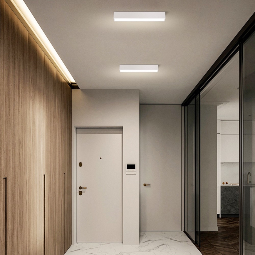 Immax NEO 07257L - LED Dimbar taklampa NEO LITE LUNGO LED/20W/230V 3000-6000K Wi-Fi Tuya vit + fjärrkontroll