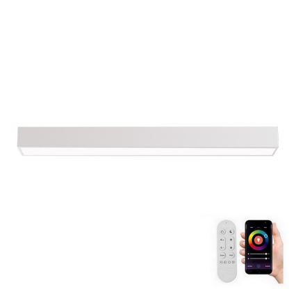 Immax NEO 07258L - LED Dimbar taklampa NEO LITE LUNGO LED/29W/230V 3000-6000K Wi-Fi Tuya vit + fjärrkontroll