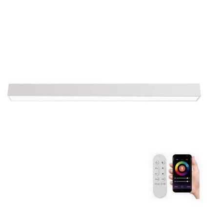 Immax NEO 07259L - LED Dimbar taklampa NEO LITE LUNGO LED/38W/230V 3000-6000K Wi-Fi Tuya vit + fjärrkontroll