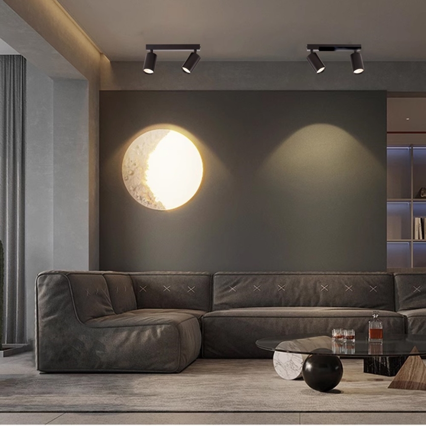 Immax NEO 07262W - LED RGB+CCT Dimbar spotlight NEO LITE PUNTO 2xGU10/6W/230V Wi-Fi Tuya