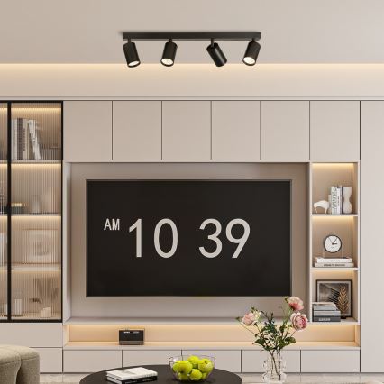 Immax NEO 07264W - LED RGB+CCT Dimbar spotlight NEO LITE PUNTO 4xGU10/6W/230V Wi-Fi Tuya