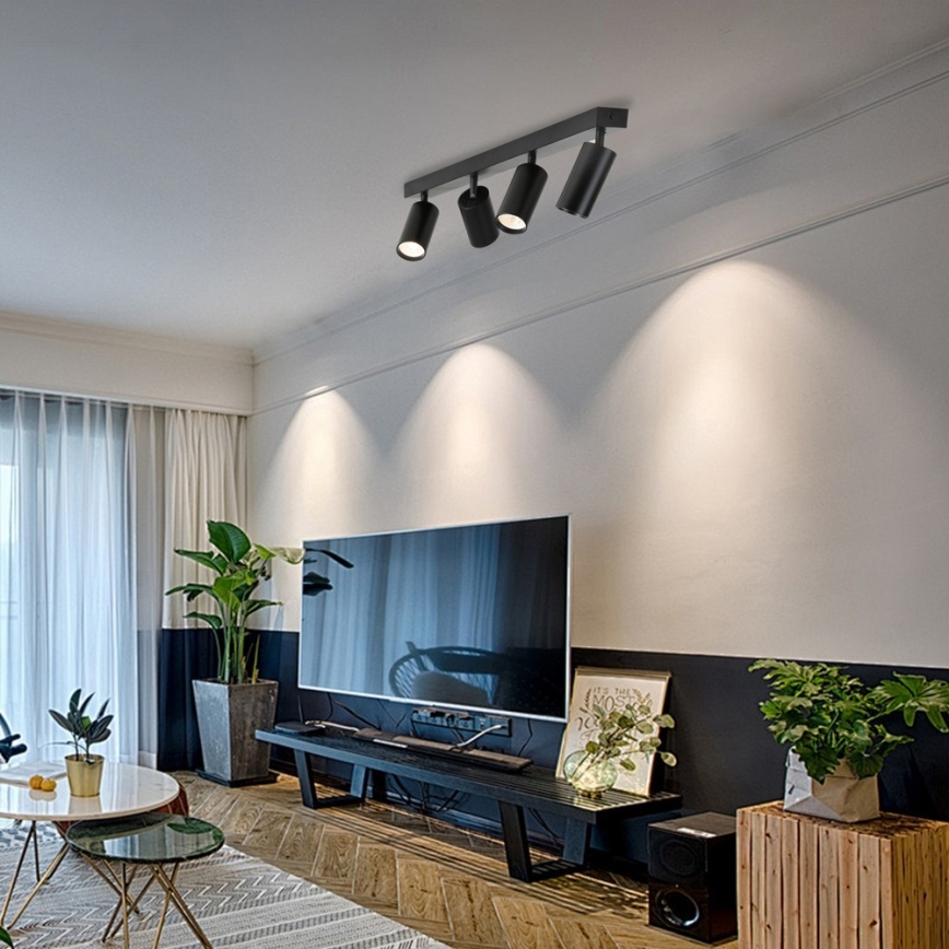 Immax NEO 07264W - LED RGB+CCT Dimbar spotlight NEO LITE PUNTO 4xGU10/6W/230V Wi-Fi Tuya