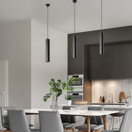 Immax NEO 07271Z - LED RGB+CCT Ljusreglerad ljuskrona på textilsladd NEO PUNTO 1xGU10/4,8W/230V Tuya