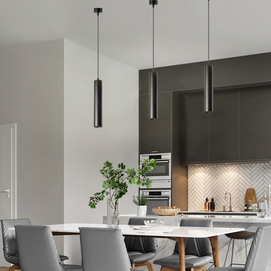 Immax NEO 07271Z - LED RGB+CCT Ljusreglerad ljuskrona på textilsladd NEO PUNTO 1xGU10/4,8W/230V Tuya