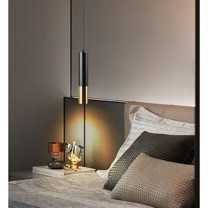 Immax NEO 07272W - LED RGB+CCT Ljusreglerad ljuskrona på textilsladd NEO LITE PUNTO 1xGU10/6W/230V Tuya