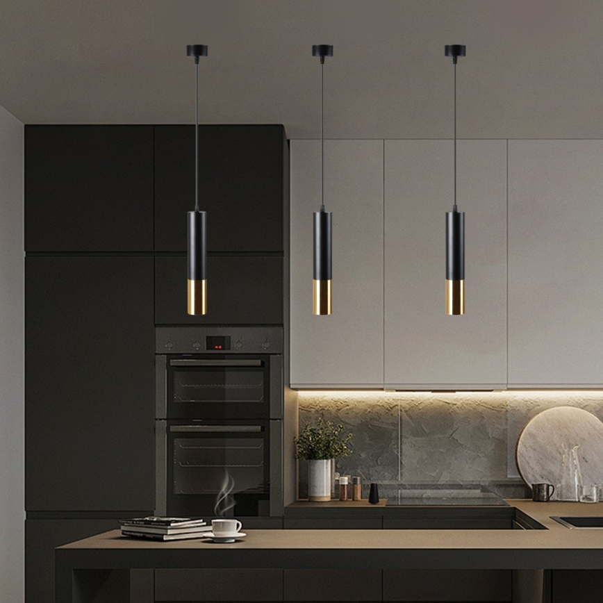 Immax NEO 07273Z - LED RGB+CCT Ljusreglerad ljuskrona på textilsladd NEO PUNTO 1xGU10/4,8W/230V Tuya