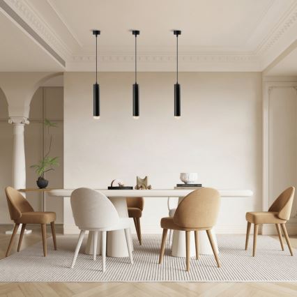 Immax NEO 07275Z - LED RGB+CCT Ljusreglerad ljuskrona på textilsladd NEO PUNTO 1xGU10/4,8W/230V Tuya