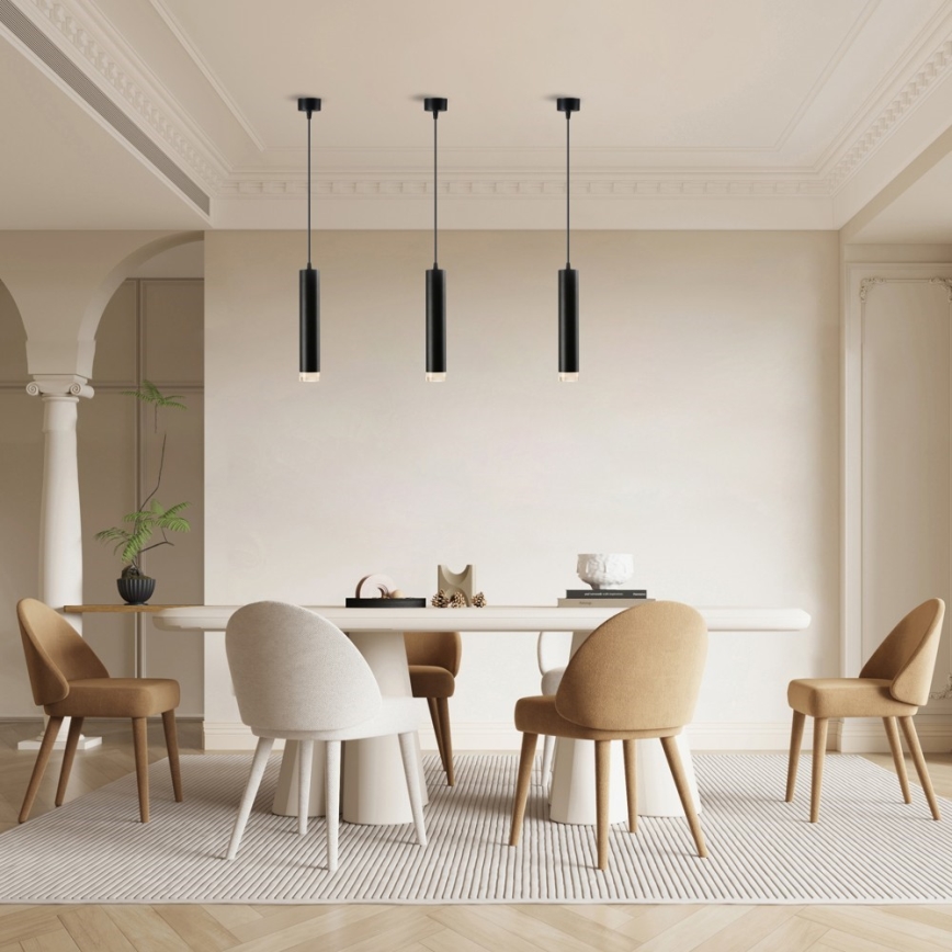Immax NEO 07275Z - LED RGB+CCT Ljusreglerad ljuskrona på textilsladd NEO PUNTO 1xGU10/4,8W/230V Tuya