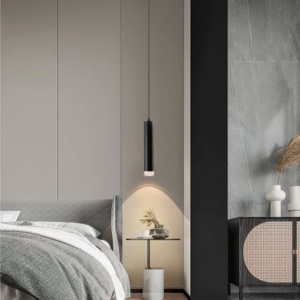 Immax NEO 07275Z - LED RGB+CCT Ljusreglerad ljuskrona på textilsladd NEO PUNTO 1xGU10/4,8W/230V Tuya