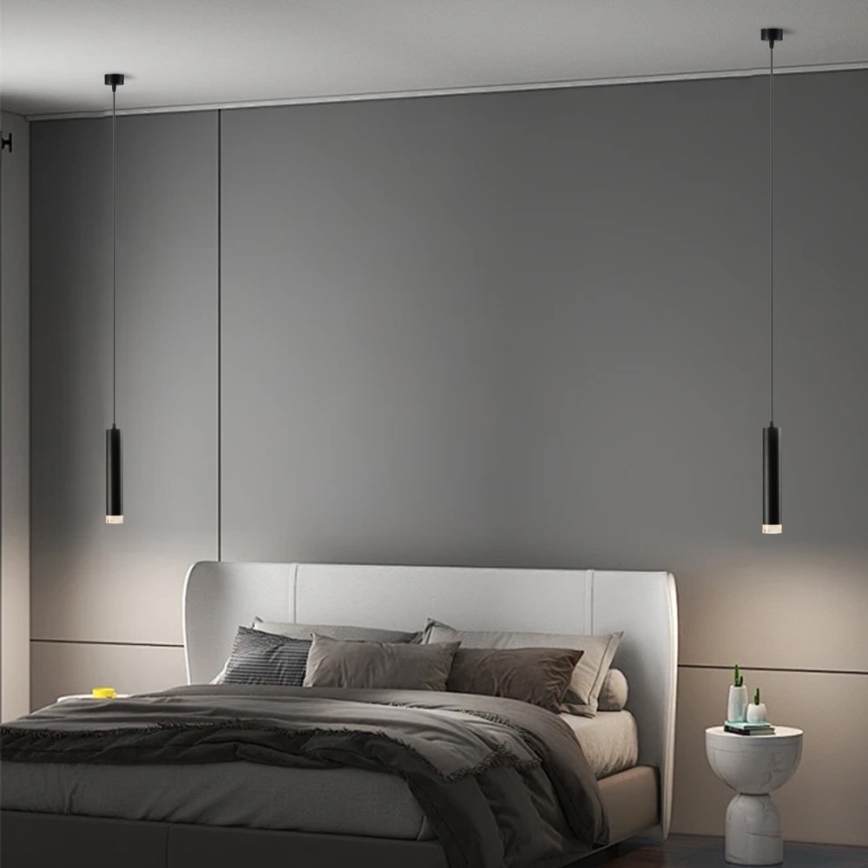 Immax NEO 07275Z - LED RGB+CCT Ljusreglerad ljuskrona på textilsladd NEO PUNTO 1xGU10/4,8W/230V Tuya