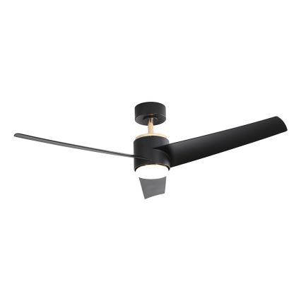 Immax NEO 07280L - LED Dimbar takfläkt BEAUTY LED/18W/230V Wi-Fi Tuya svart + fjärrkontroll