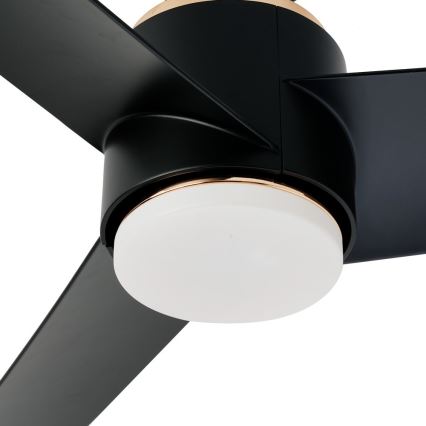 Immax NEO 07280L - LED Dimbar takfläkt BEAUTY LED/18W/230V Wi-Fi Tuya svart + fjärrkontroll
