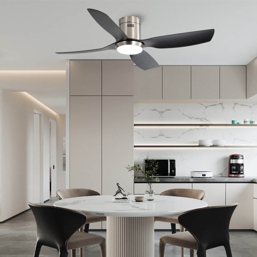 Immax NEO 07282L - LED+CCT Dimbar takfläkt PURE LED/24W/230V 3000/4000/6000K Wi-Fi Tuya + fjärrkontroll