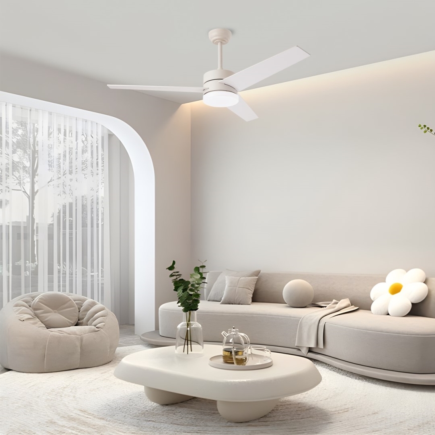 Immax NEO 07284L - LED+CCT dimbar takfläkt VARIABLE LED/24W/230V 3000/4000/6000K Wi-Fi Tuya Ø 132 cm + fjärrkontroll